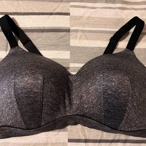 Cacique Lightly Lined Lounge Bra - Gray - 40DDD
